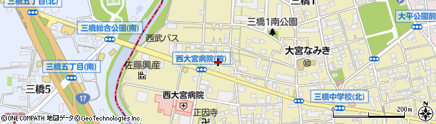 埼玉県さいたま市大宮区三橋1丁目779周辺の地図