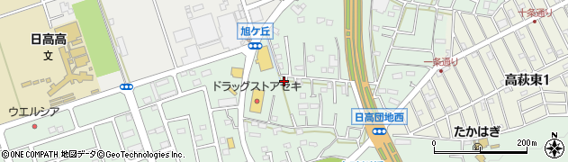 埼玉県日高市高萩2287周辺の地図