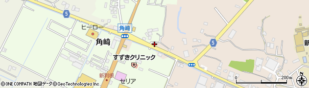 茨城県稲敷市角崎393周辺の地図