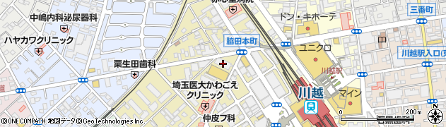 埼玉縣信用金庫川越南支店周辺の地図