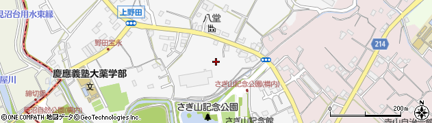 埼玉県さいたま市緑区上野田周辺の地図