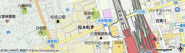 埼玉県さいたま市大宮区桜木町2丁目380周辺の地図
