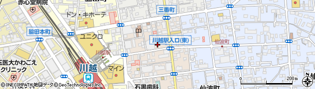埼玉県川越市菅原町3周辺の地図