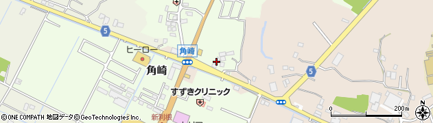 茨城県稲敷市角崎400周辺の地図