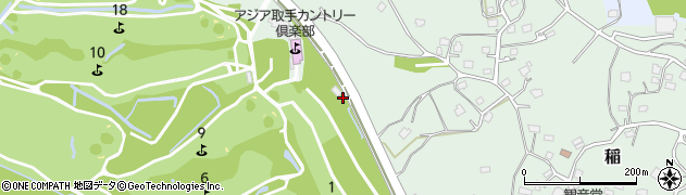 茨城県取手市稲1323周辺の地図