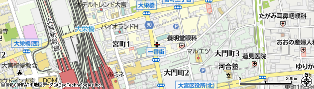 大宮停車場線周辺の地図