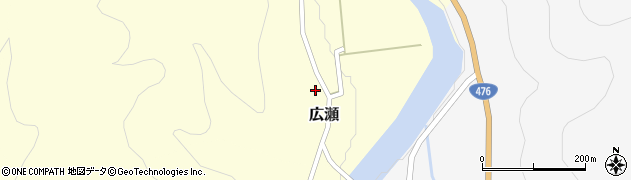 福井県今立郡池田町広瀬7周辺の地図