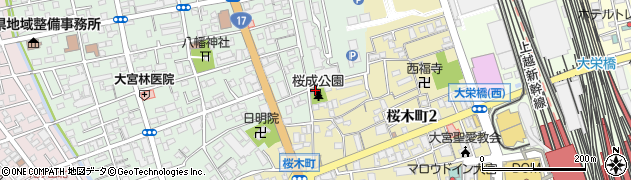 埼玉県さいたま市大宮区桜木町2丁目484周辺の地図