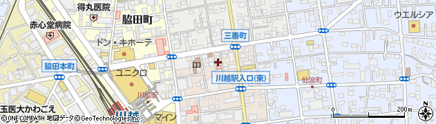埼玉県川越市菅原町25周辺の地図