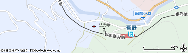 埼玉県飯能市坂石105周辺の地図