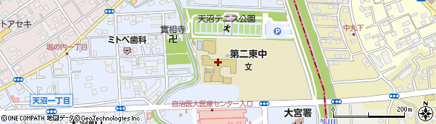 さいたま市立第二東中学校周辺の地図