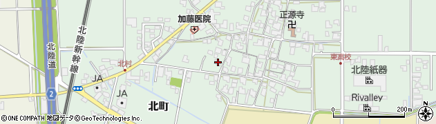 福井県越前市北町29周辺の地図