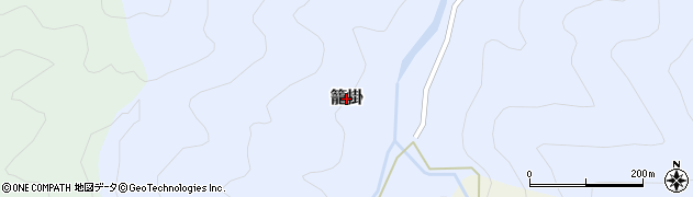 福井県池田町（今立郡）籠掛周辺の地図