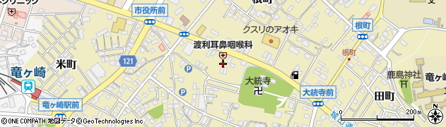 茨城県龍ケ崎市3600-1周辺の地図