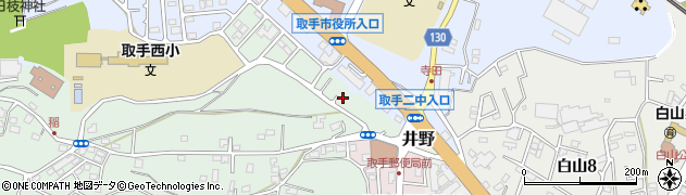 茨城県取手市稲103周辺の地図