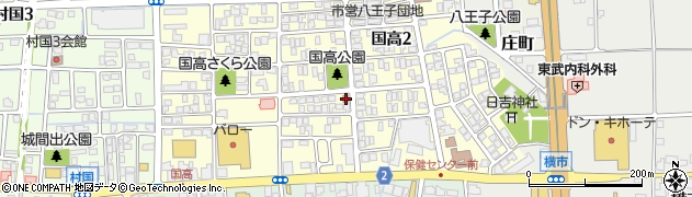 武生八王子郵便局周辺の地図