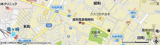 茨城県龍ケ崎市3604周辺の地図