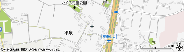 茨城県神栖市平泉周辺の地図