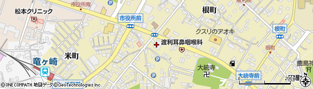 筑波銀行佐貫支店 ＡＴＭ周辺の地図