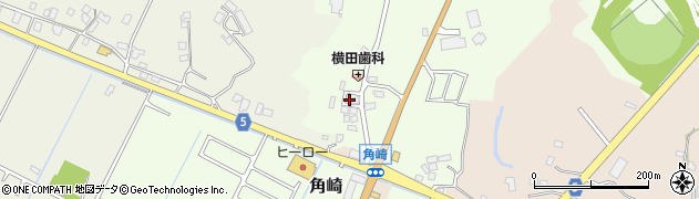 茨城県稲敷市角崎168周辺の地図