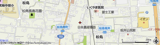長野県上伊那郡箕輪町松島9378周辺の地図