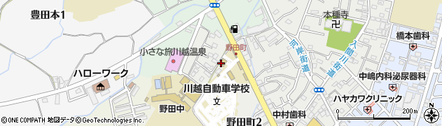 川越自動車学校周辺の地図