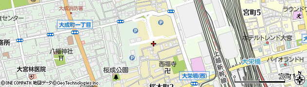 埼玉県さいたま市大宮区桜木町2丁目555周辺の地図