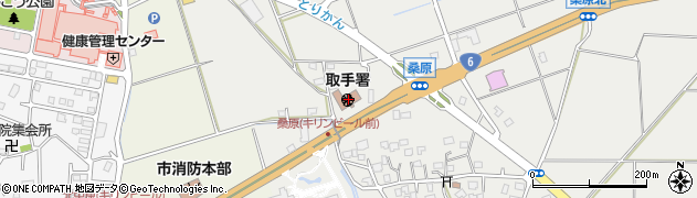 茨城県警察本部　取手警察署周辺の地図