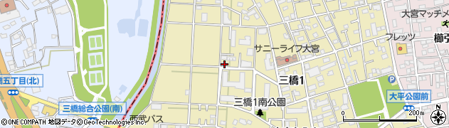 埼玉県さいたま市大宮区三橋1丁目479周辺の地図