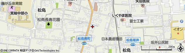 長野県上伊那郡箕輪町松島9406周辺の地図
