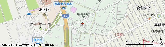 埼玉県日高市高萩2628周辺の地図