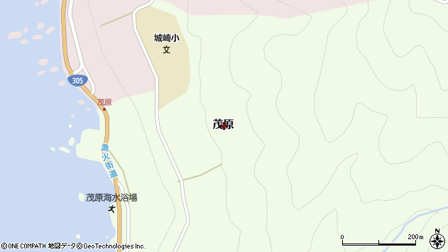 〒916-0423 福井県丹生郡越前町茂原の地図