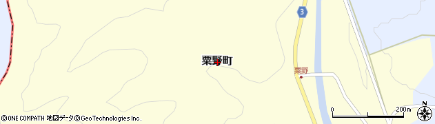 福井県越前市粟野町周辺の地図