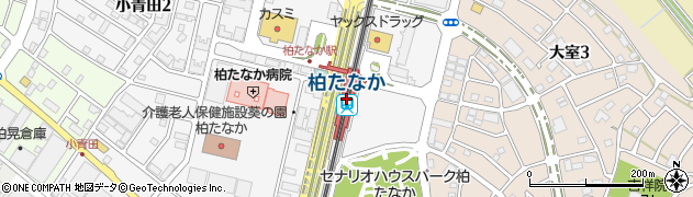 千葉県柏市周辺の地図