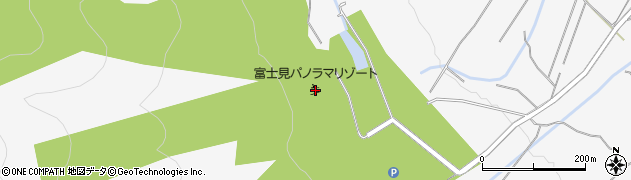 富士見パノラマリゾート周辺の地図