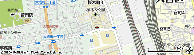 埼玉県さいたま市大宮区桜木町3丁目15周辺の地図