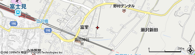 長野県富士見町（諏訪郡）落合（富里）周辺の地図