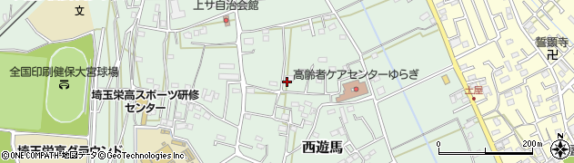 埼玉県さいたま市西区西遊馬周辺の地図