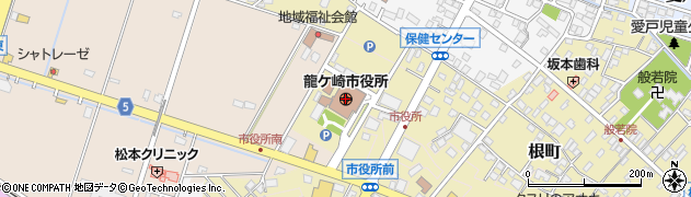龍ヶ崎地区　更生保護サポートセンター周辺の地図