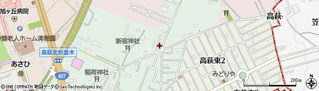 埼玉県日高市高萩2643周辺の地図