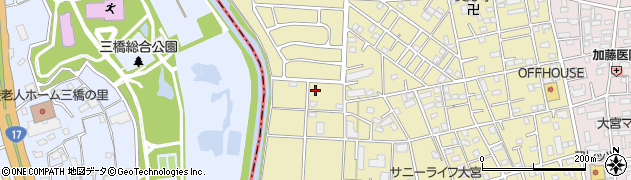 埼玉県さいたま市大宮区三橋1丁目821周辺の地図
