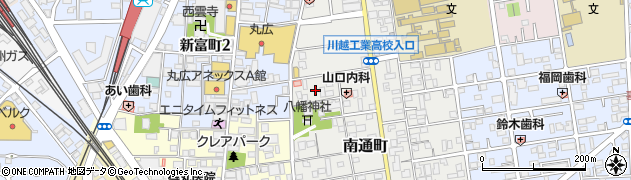 埼玉県川越市南通町20周辺の地図