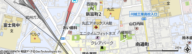 株式会社山野楽器　丸広川越店ヤマノミュージックサロン川越周辺の地図