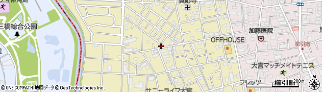 埼玉県さいたま市大宮区三橋1丁目434周辺の地図