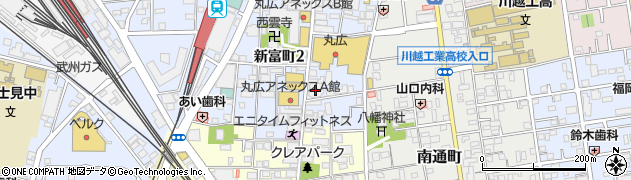 みずほ銀行川越駅前支店周辺の地図