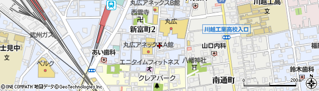 みずほ信託銀行川越支店周辺の地図