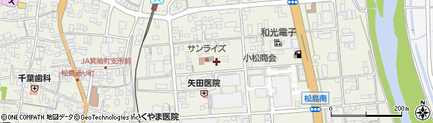箕輪町　いきいきセンターサンライズ周辺の地図