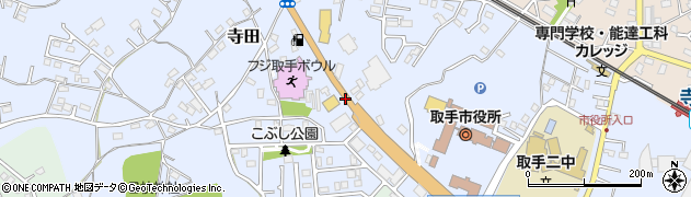 寺田西(フジボウル前)周辺の地図