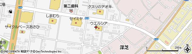 ウエルシア薬局　神栖平泉店周辺の地図