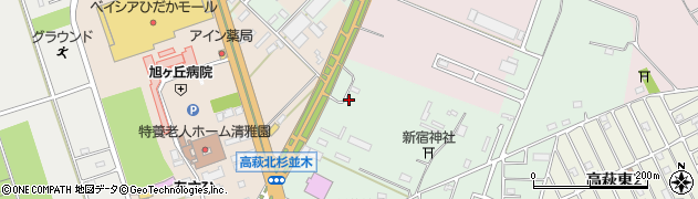 埼玉県日高市高萩2616周辺の地図